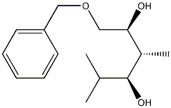 (2S,3R,4S)-1-(Benzyloxy)-3,5-dimethylhexane-2,4-diol Structure