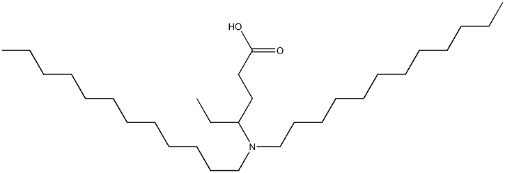 4-(Didodecylamino)hexanoic acid 구조식 이미지