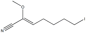 7-Iodo-2-methoxy-2-heptenenitrile 구조식 이미지