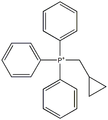 Triphenyl(cyclopropylmethyl)phosphonium Structure