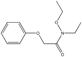N-Ethoxy-N-ethyl-2-phenoxyacetamide Structure