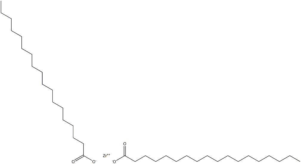 Distearic acid zirconium(II) salt Structure