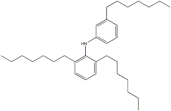 3,2',6'-Triheptyl[iminobisbenzene] Structure