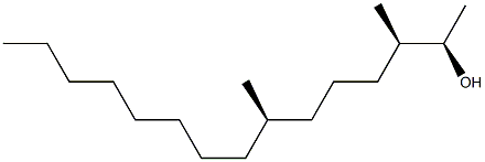 (2R,3R,7R)-3,7-Dimethyl-2-pentadecanol Structure