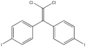 1,1-Dichloro-2,2-bis(4-iodophenyl)ethene Structure