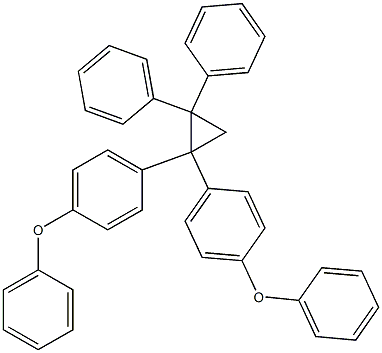 1,1-Bis(4-phenoxyphenyl)-2,2-diphenylcyclopropane 구조식 이미지