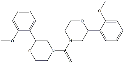 2-Methoxyphenylmorpholino thioketone 구조식 이미지