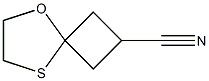 8-Oxa-5-thiaspiro[3.4]octane-2-carbonitrile Structure