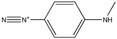 4-(Methylamino)benzenediazonium Structure