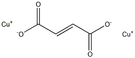 Fumaric acid dicopper(I) salt 구조식 이미지