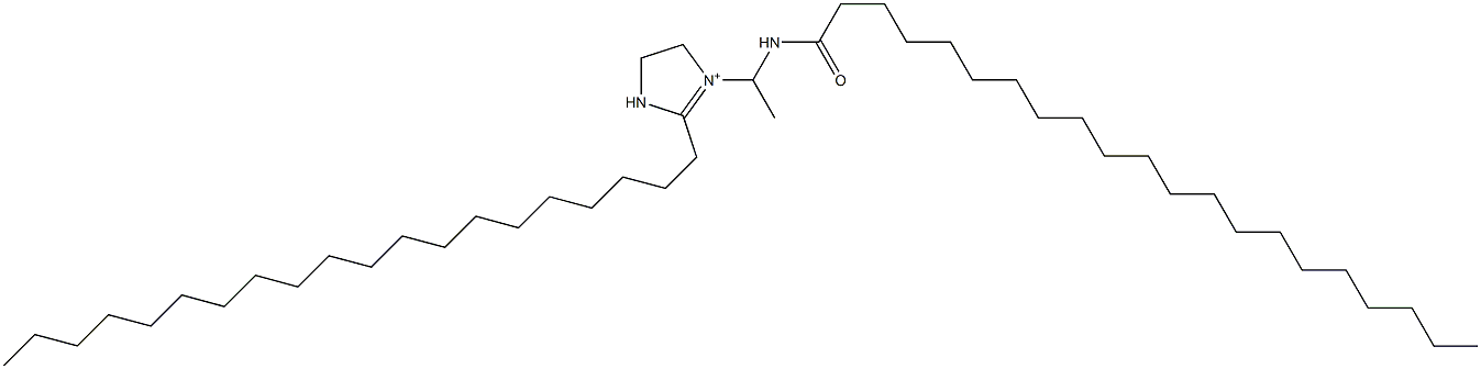 1-[1-(Henicosanoylamino)ethyl]-2-icosyl-1-imidazoline-1-ium 구조식 이미지