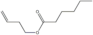 Caproic acid 3-butenyl ester Structure