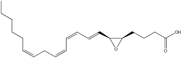 (5R,6S,7E,9Z,11Z,14Z)-5,6-Epoxy-7,9,11,14-icosatetraenoic acid 구조식 이미지