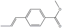 4-(1-Propenyl)benzoic acid methyl ester Structure