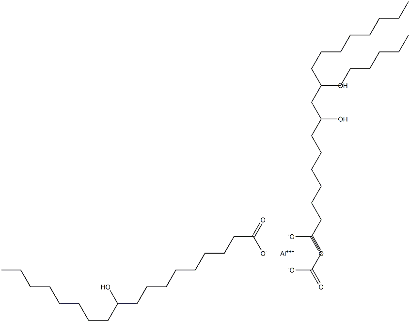 Tris(10-hydroxystearic acid)aluminum salt 구조식 이미지