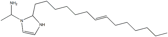 1-(1-Aminoethyl)-2-(7-tetradecenyl)-4-imidazoline 구조식 이미지