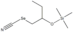 2-Trimethylsiloxybutyl selenocyanate 구조식 이미지