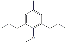 1-Methoxy-4-methyl-2,6-dipropylbenzene 구조식 이미지
