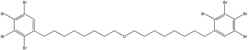 2,3,4,5-Tetrabromophenyloctyl ether 구조식 이미지