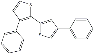 3,4'-Diphenyl-2,2'-bithiophene Structure
