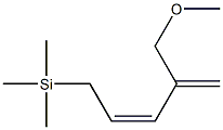 [(2Z)-4-Methoxymethyl-2,4-pentadienyl]trimethylsilane 구조식 이미지