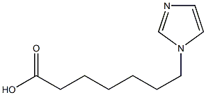1H-Imidazole-1-heptanoic acid Structure