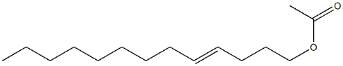 Acetic acid (4E)-4-tridecenyl ester 구조식 이미지