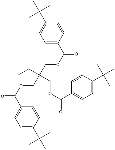 (Propan-1-ylidyne)tris(methanol)tri(4-tert-butylbenzoate) 구조식 이미지