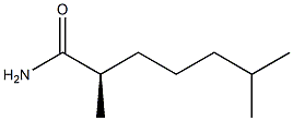 [R,(-)]-2,6-Dimethylheptanamide Structure