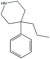 4-Phenyl-4-propylpiperidine Structure
