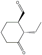 (1R,2S)-2-Ethyl-3-oxocyclohexane-1-carbaldehyde 구조식 이미지