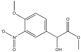 (+)-4-Methoxy-3-nitro-L-mandelic acid methyl ester Structure