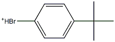 1-Bromo-4-tert-butylbenzenium 구조식 이미지
