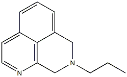 8,9-Dihydro-8-propyl-7H-benzo[de][1,7]naphthyridine 구조식 이미지