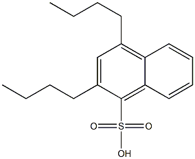 2,4-Dibutyl-1-naphthalenesulfonic acid 구조식 이미지