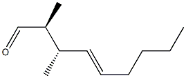 (2S,3S,4E)-2,3-Dimethyl-4-nonenal 구조식 이미지