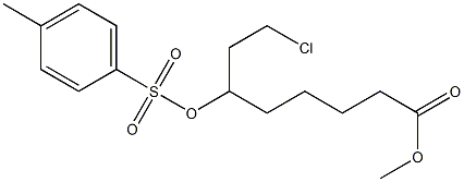 8-Chloro-6-tosyloxyoctanoic acid methyl ester 구조식 이미지