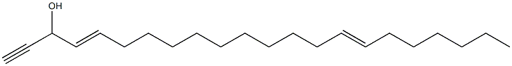 (4E,15E)-Docosa-4,15-dien-1-yn-3-ol Structure