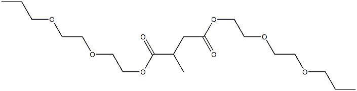 Propane-1,2-dicarboxylic acid bis[2-(2-propoxyethoxy)ethyl] ester 구조식 이미지