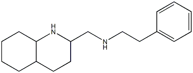 2-[(Phenethylamino)methyl]decahydroquinoline Structure