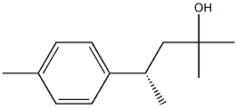 [S,(+)]-2-Methyl-4-(p-tolyl)-2-pentanol 구조식 이미지