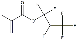 Methacrylic acid (1,1,2,3,3,3-hexafluoropropyl) ester Structure