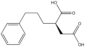 [R,(+)]-(3-Phenylpropyl)succinic acid Structure