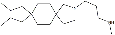 8,8-Dipropyl-2-(3-methylaminopropyl)-2-azaspiro[4.5]decane 구조식 이미지
