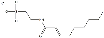 N-(2-Nonenoyl)taurine potassium salt Structure