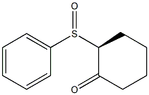 (2S)-2-Phenylsulfinylcyclohexanone Structure