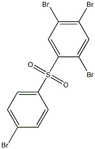 2,4,5-Tribromophenyl 4-bromophenyl sulfone 구조식 이미지