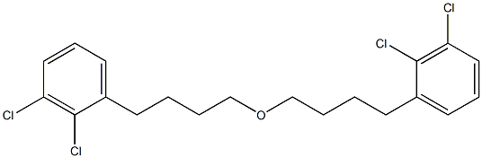 2,3-Dichlorophenylbutyl ether Structure