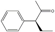 (S)-3-Phenyl-2-pentanone 구조식 이미지