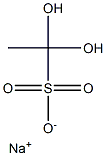 1,1-Dihydroxyethanesulfonic acid sodium salt Structure